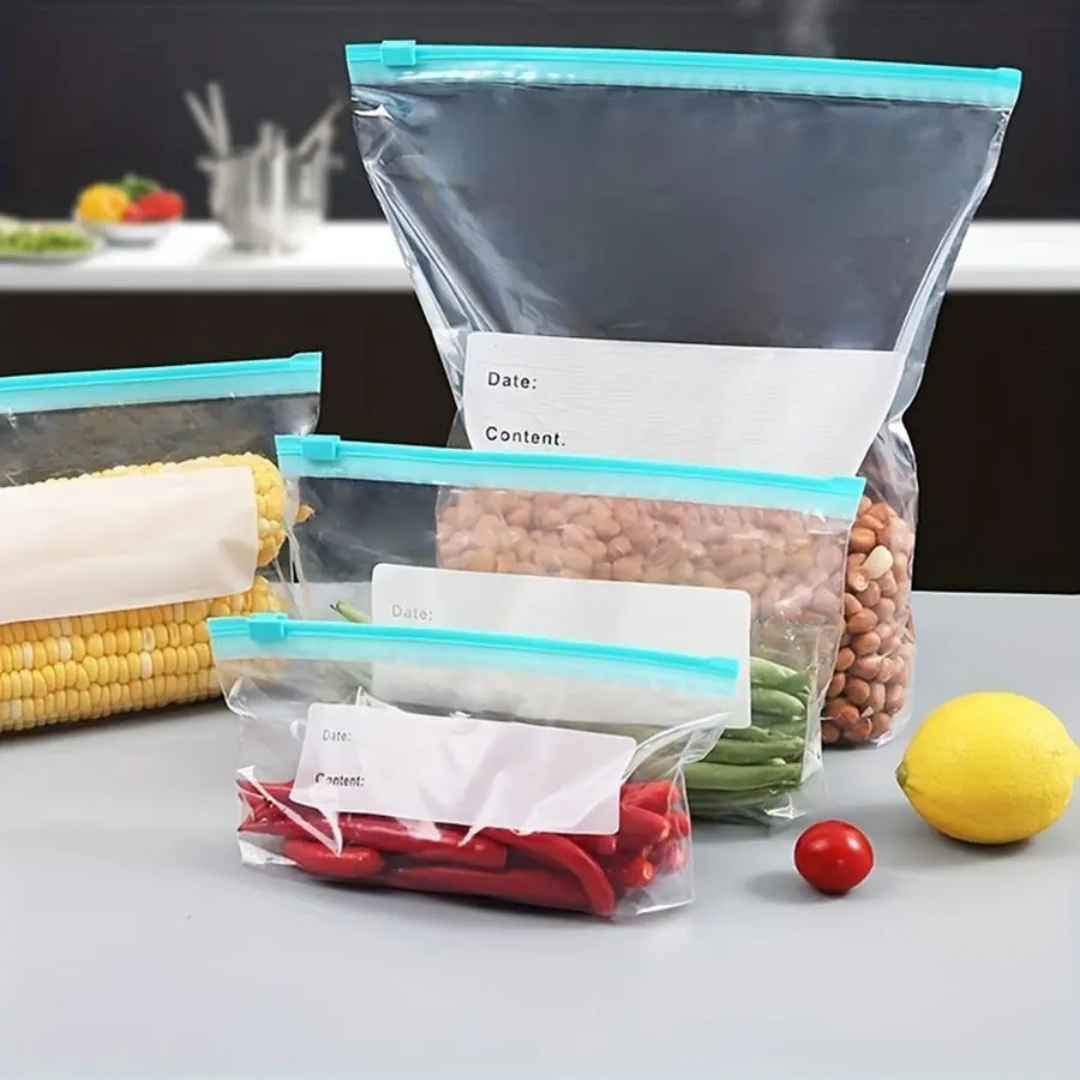 Reusable Produce Bag - 60 sacchetti riutilizzabili per frigorifero, sacchetti