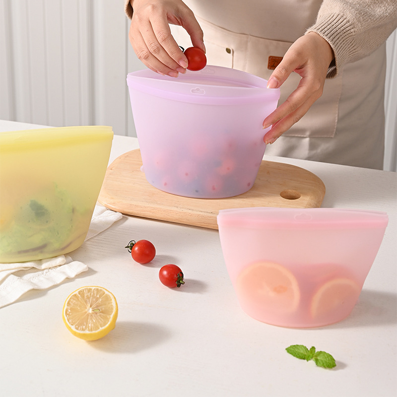 Reusable Produce Bag - Sacchetto Autosigillante in Silicone per Conservazione