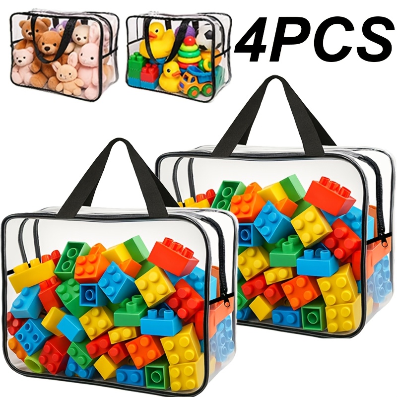 Reusable Produce Bag - 4/6 sacchetti di plastica trasparenti di